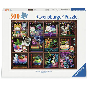 Ravensburger Ravensburger Cubby Cats and Succulents Puzzle 500pcs