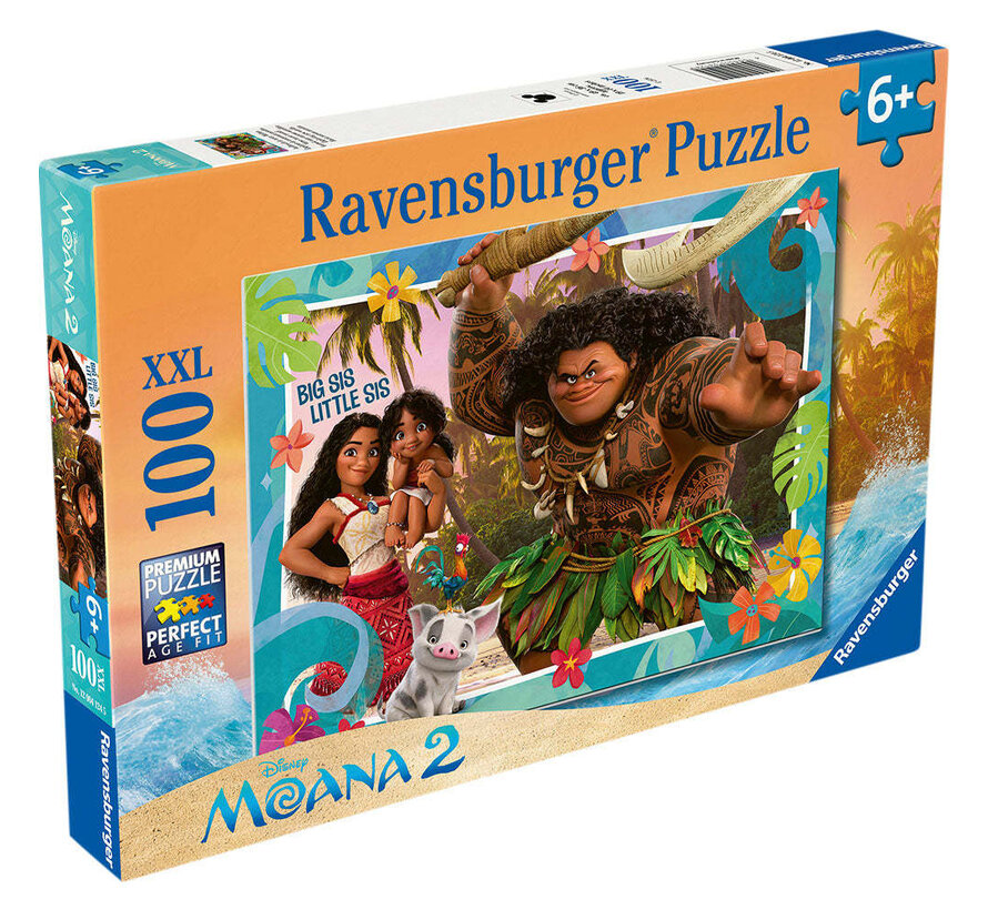 Ravensburger Moana 2 Exploring New Worlds Puzzle 100pcs XXL