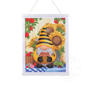 Crystal Art -Scroll Kit: Busy Bee Gnome