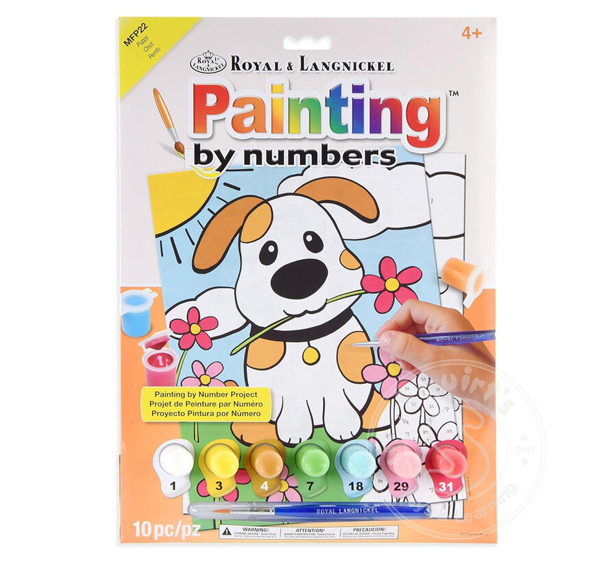 Royal & Langnickel My First Painting by Numbers Puppy