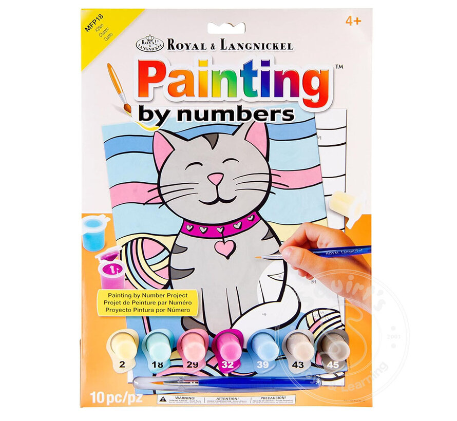 Royal & Langnickel My First Painting by Numbers Kitten