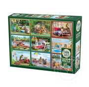 Cobble Hill Puzzles Cobble Hill Squirrels on Vacation Puzzle 1000pcs