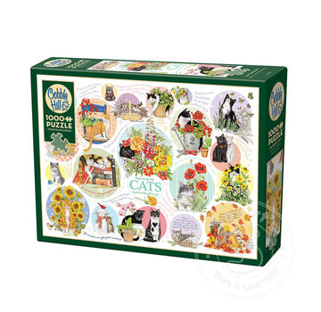 Cobble Hill Puzzles Cobble Hill Cat Thoughts Puzzle 1000pcs