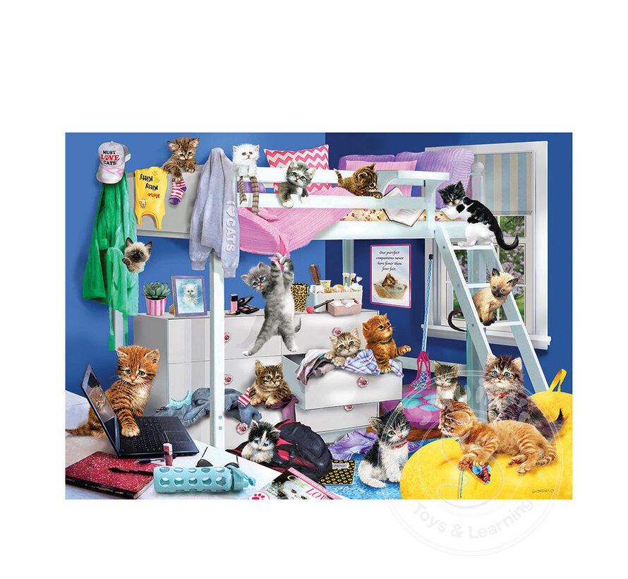 Cobble Hill Kitten Slumber Party Puzzle 1000pcs