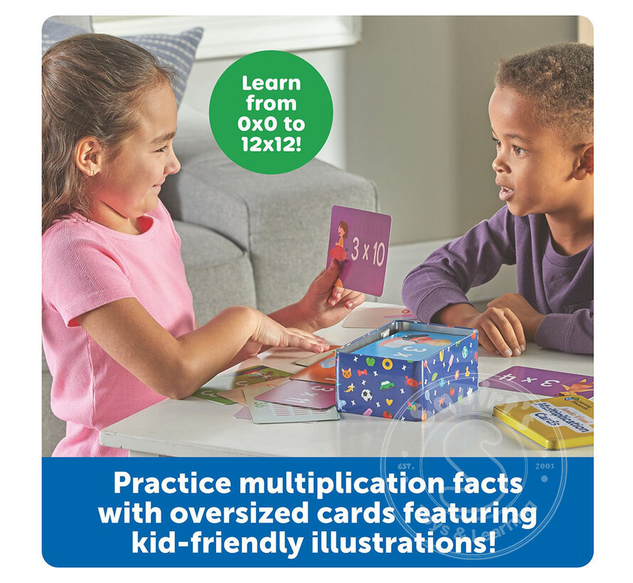 Jumbo Visual Multiplication Cards