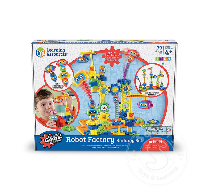 Gears! Gears! Gears! Robot Factory Building Set