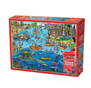 Cobble Hill Puzzles Cobble Hill Gone Fishing Puzzle 1000pcs