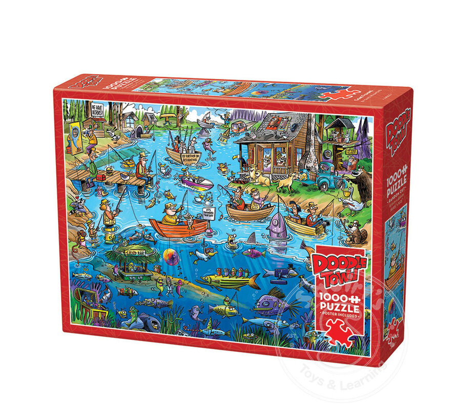 Cobble Hill Gone Fishing Puzzle 1000pcs
