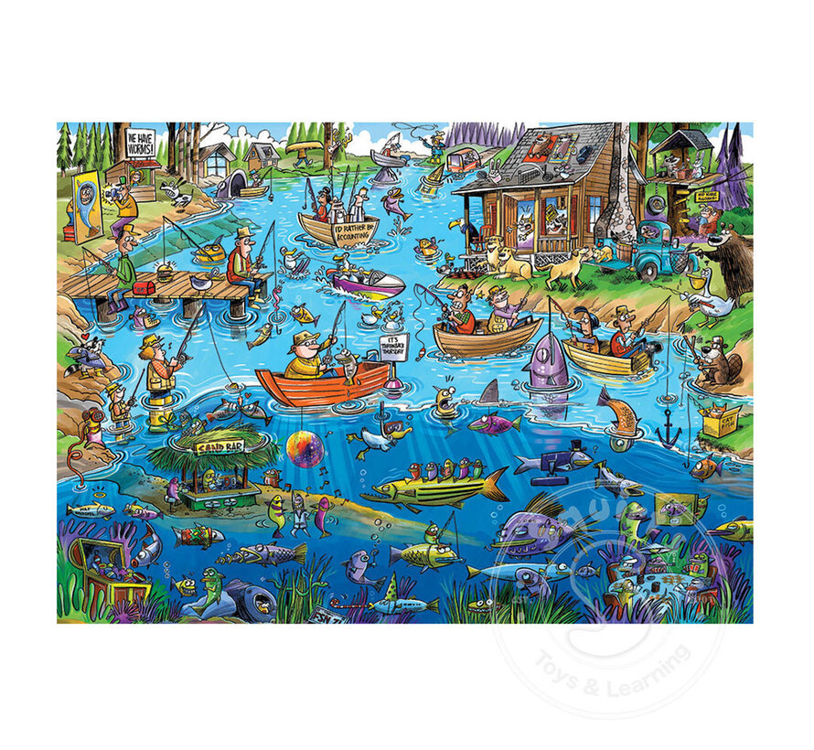 Cobble Hill Gone Fishing Puzzle 1000pcs