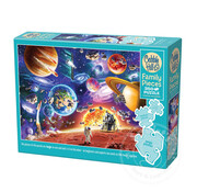 Cobble Hill Puzzles Cobble Hill Space Travels Family Puzzle 350pcs