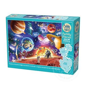 Cobble Hill Puzzles Cobble Hill Space Travels Family Puzzle 350pcs