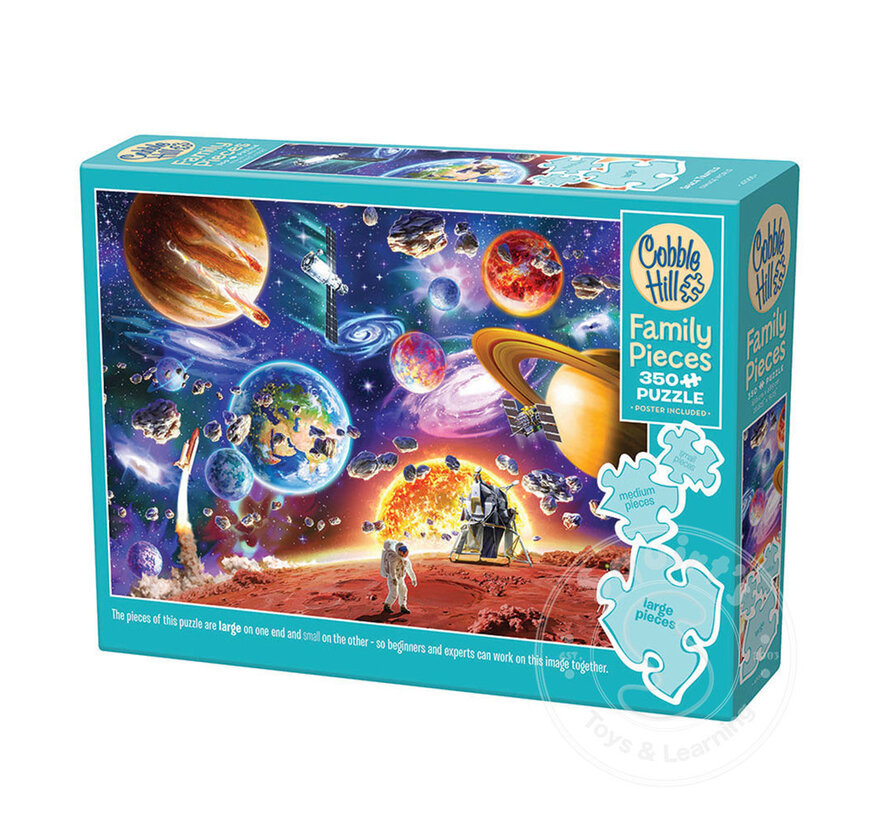 Cobble Hill Space Travels Family Puzzle 350pcs