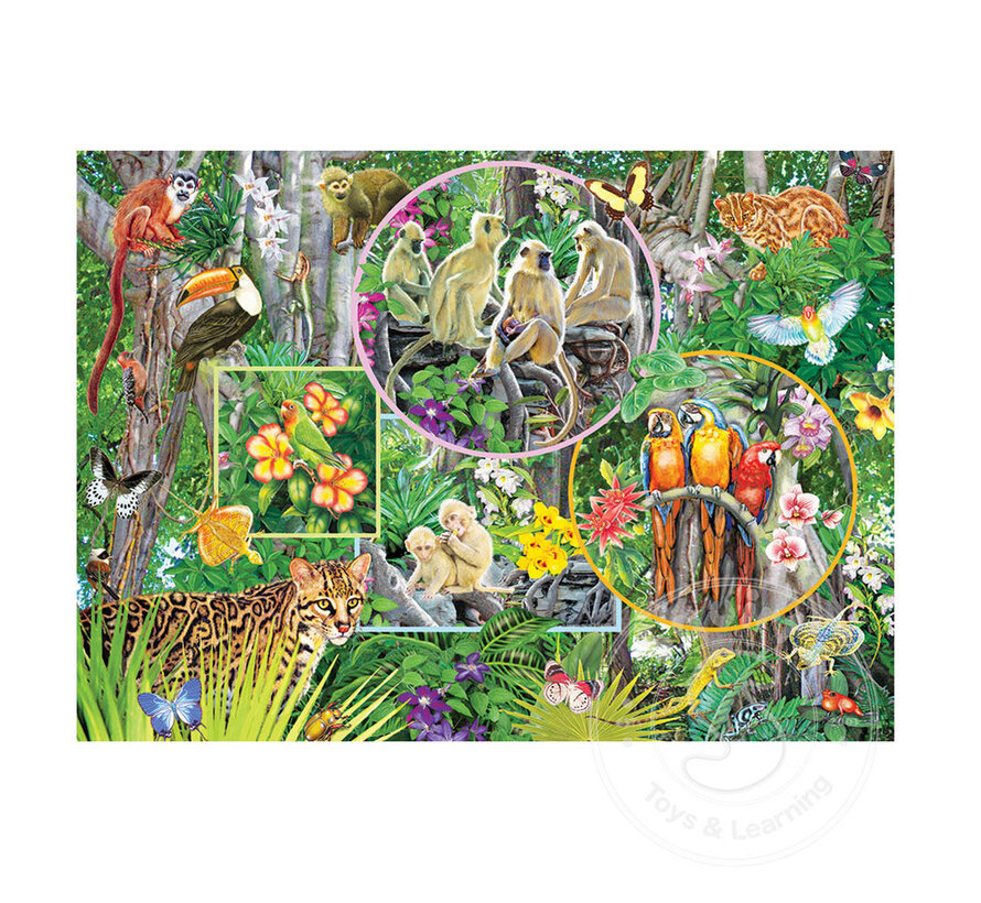 Cobble Hill Rainforest Magic Family Puzzle 350pcs