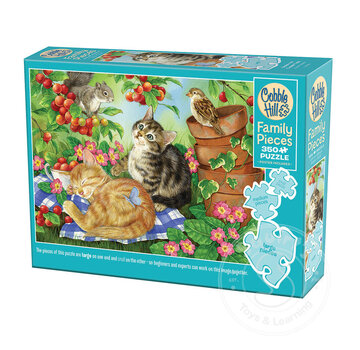 Cobble Hill Puzzles Cobble Hill Under the Cherry Tree Family Puzzle 350pcs
