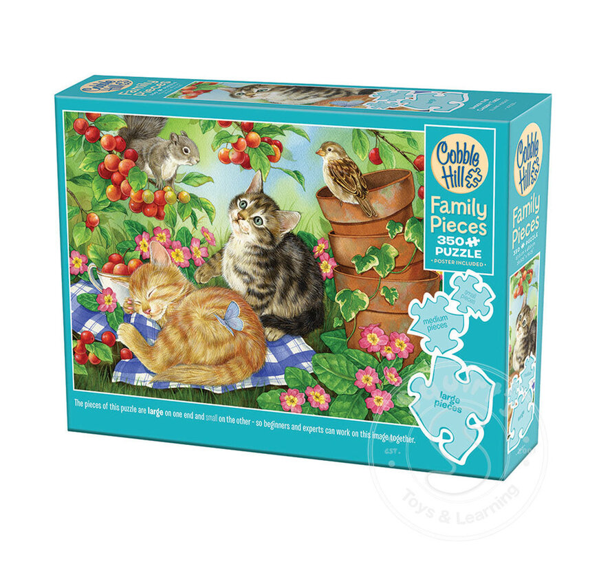 Cobble Hill Under the Cherry Tree Family Puzzle 350pcs