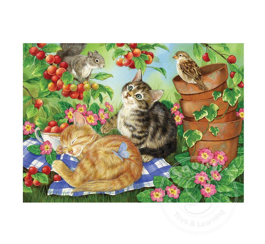 Cobble Hill Under the Cherry Tree Family Puzzle 350pcs