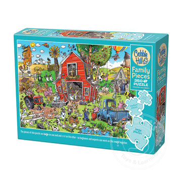 Cobble Hill Puzzles Cobble Hill Farmyard Folly Family Puzzle 350pcs