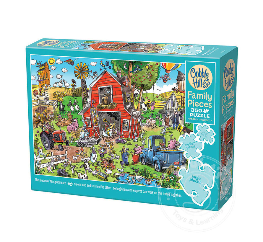 Cobble Hill Farmyard Folly Family Puzzle 350pcs