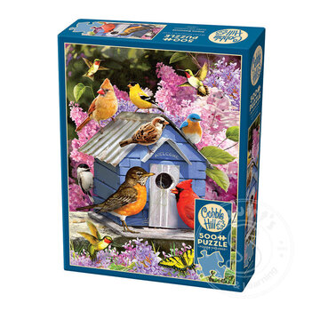 Cobble Hill Puzzles Cobble Hill Spring Birdhouse Puzzle 500pcs