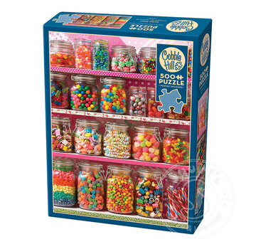 Cobble Hill Puzzles Cobble Hill Candy Shelf Puzzle 500pcs