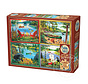 Cobble Hill Cabin Country Easy Handling Puzzle 275pcs