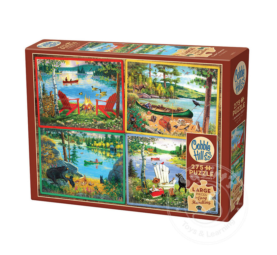 Cobble Hill Cabin Country Easy Handling Puzzle 275pcs