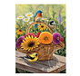 Cobble Hill Bluebird and Bouquet Tray Puzzle 35pcs