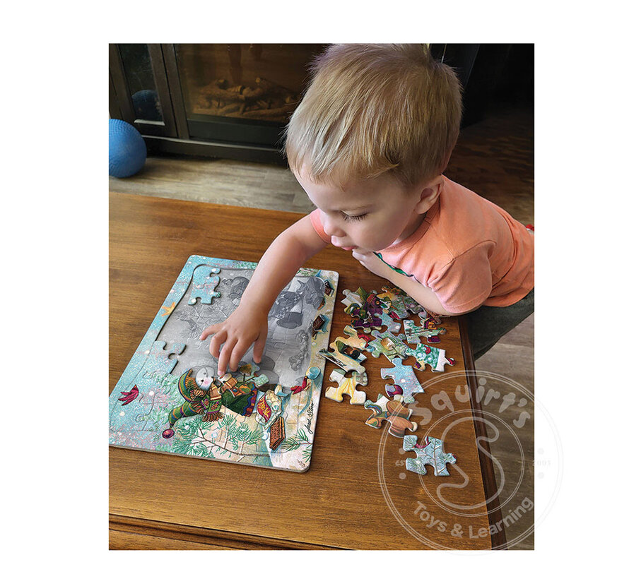Cobble Hill S'more Snowfall Tray Puzzle 35pcs
