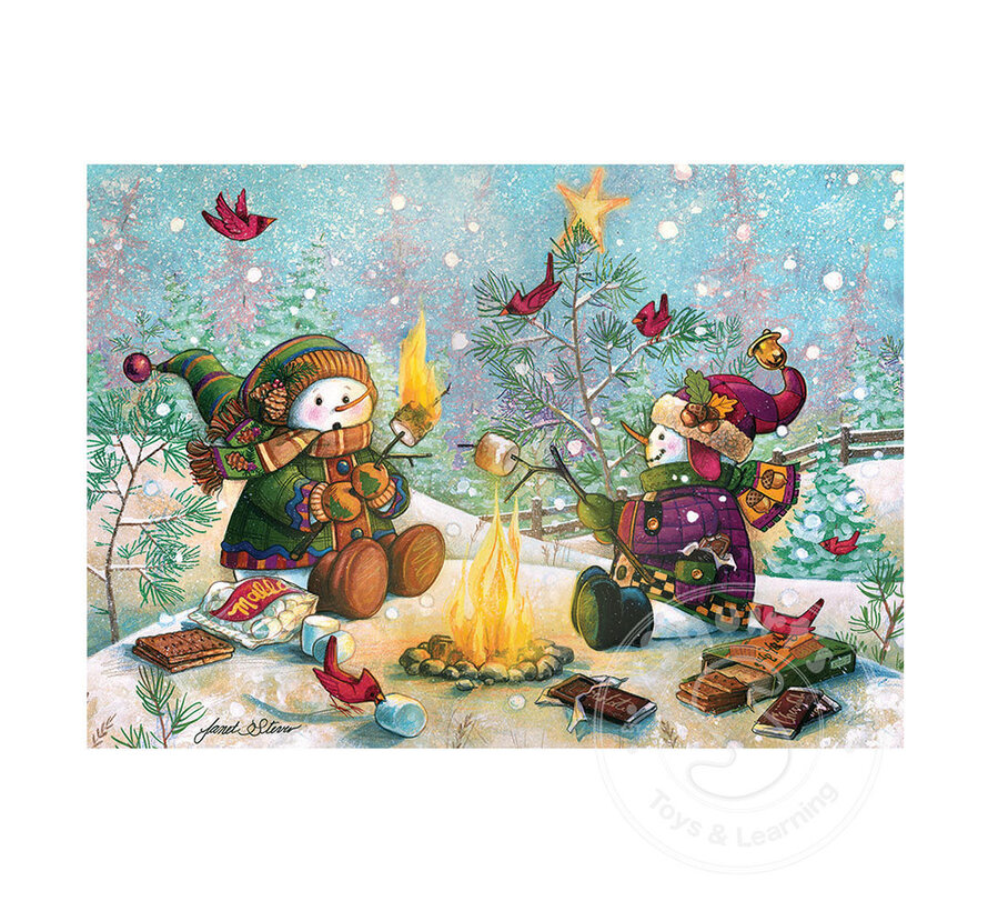 Cobble Hill S'more Snowfall Tray Puzzle 35pcs