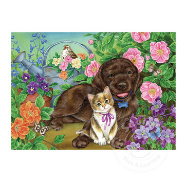 Cobble Hill Puzzles Cobble Hill Calico and Chocolate Tray Puzzle 35pcs