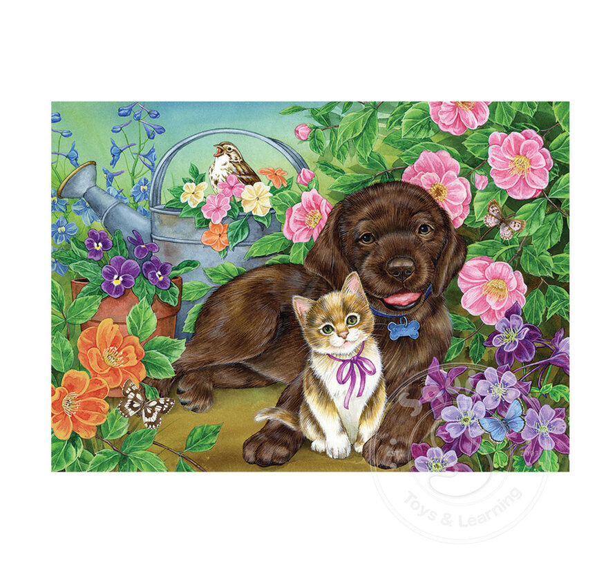 Cobble Hill Calico and Chocolate Tray Puzzle 35pcs