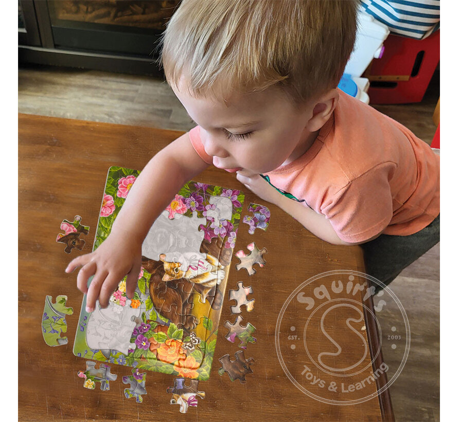 Cobble Hill Calico and Chocolate Tray Puzzle 35pcs