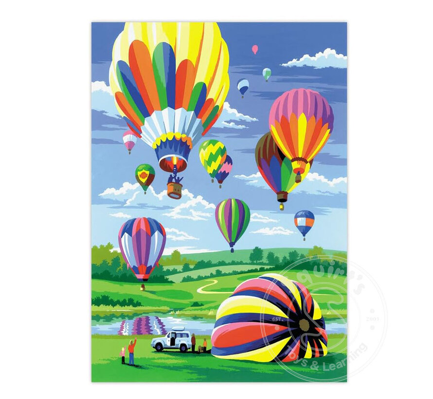 Royal & Langnickel Painting by Numbers Hot Air Balloons
