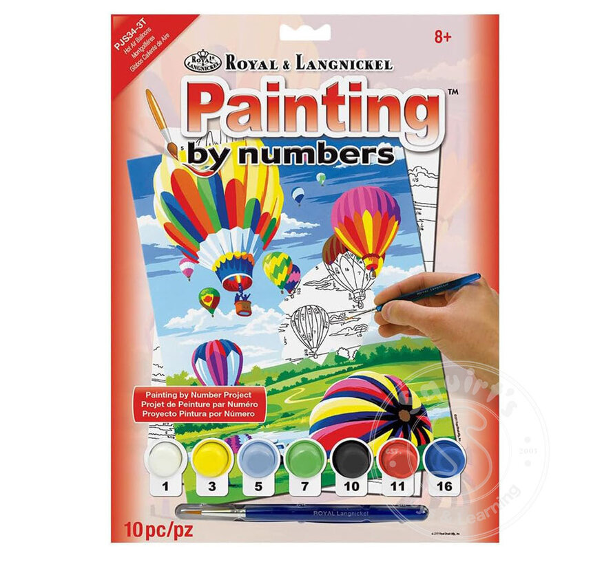 Royal & Langnickel Painting by Numbers Hot Air Balloons