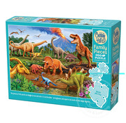 Cobble Hill Puzzles Cobble Hill Dinos Family Puzzle 350pcs