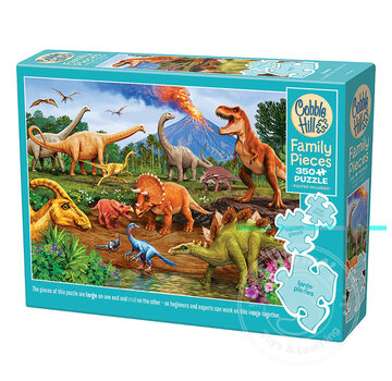 Cobble Hill Puzzles Cobble Hill Dinos Family Puzzle 350pcs