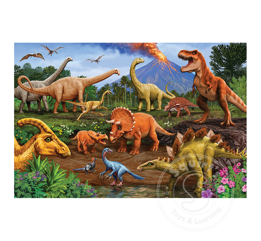 Cobble Hill Dinos Family Puzzle 350pcs