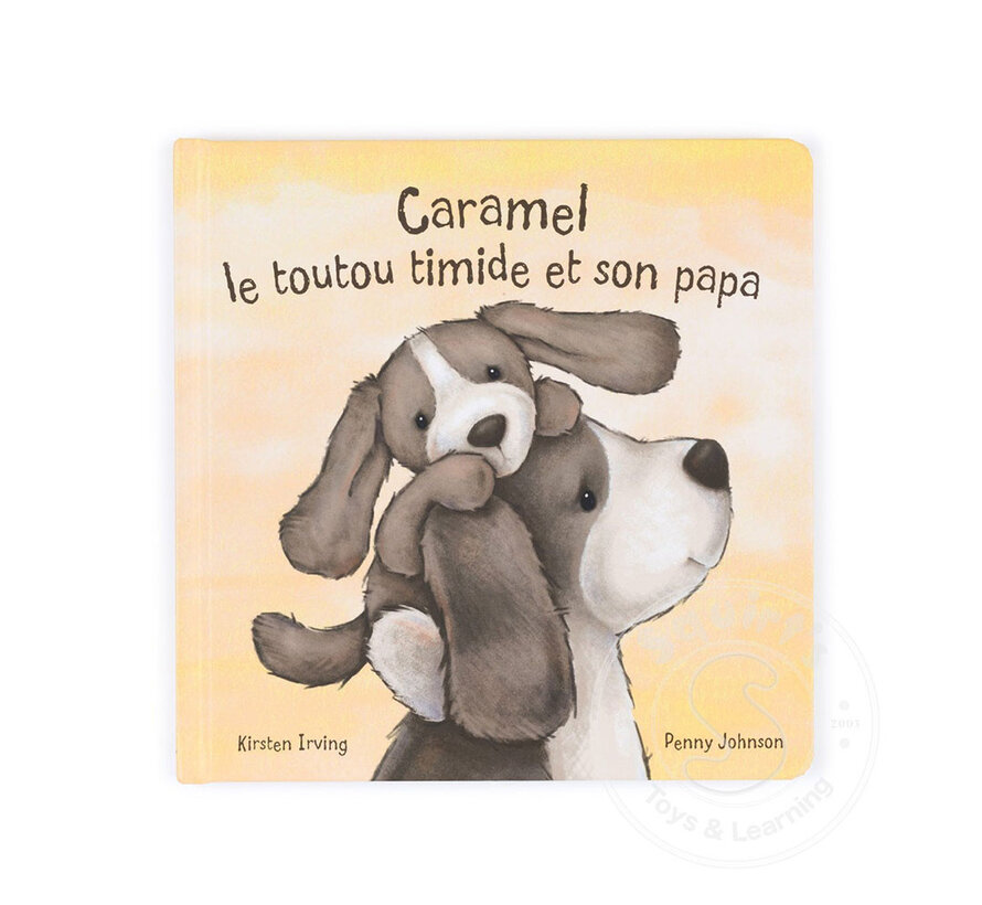 Jellycat Caramel Le Toutou Timide Et Son Papa Livre (My Dad and Me)