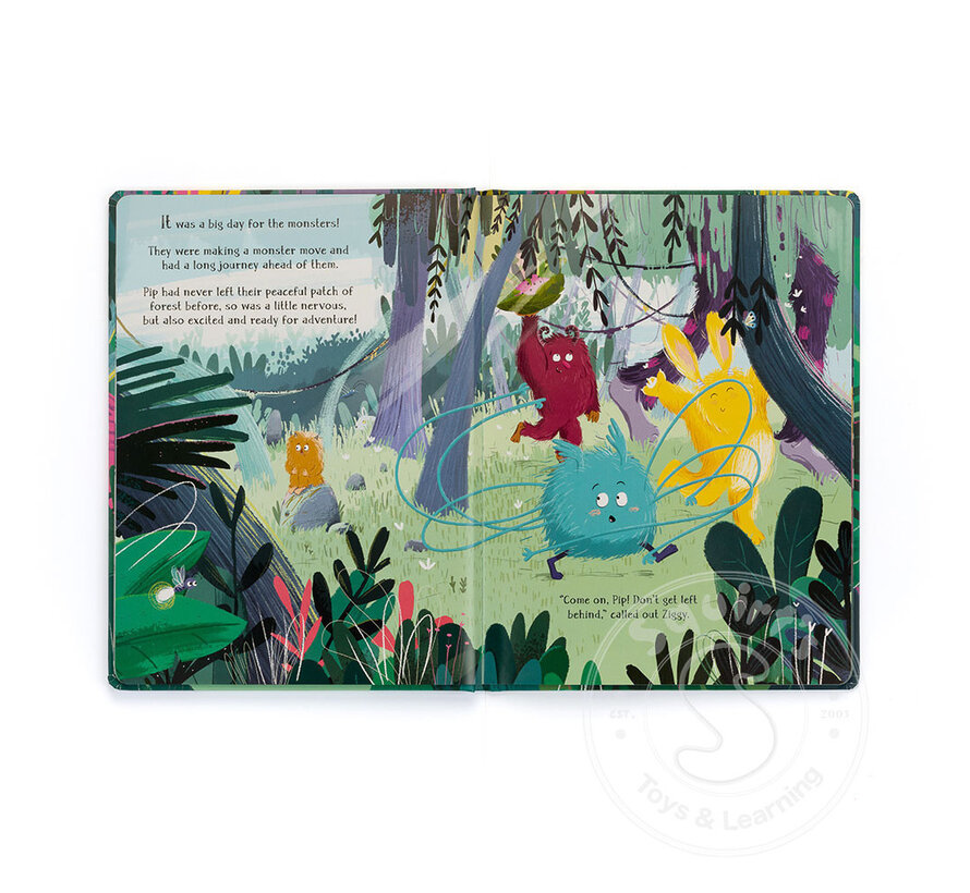 Jellycat A Monster Called Pip Book
