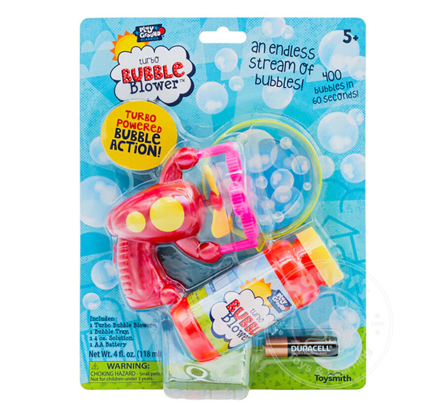 Turbo Bubble Blower