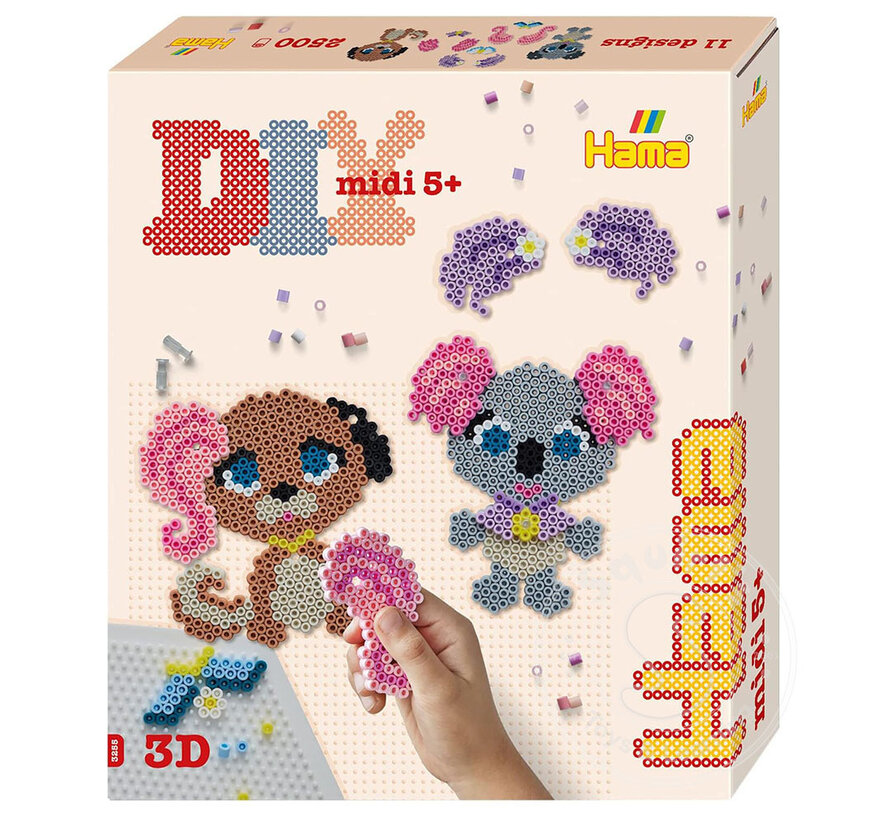 Hama Midi Gift Box - 3D Pet Salon