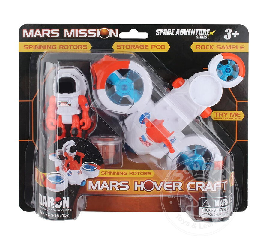 Mars Mission Hover Craft with Astronaut