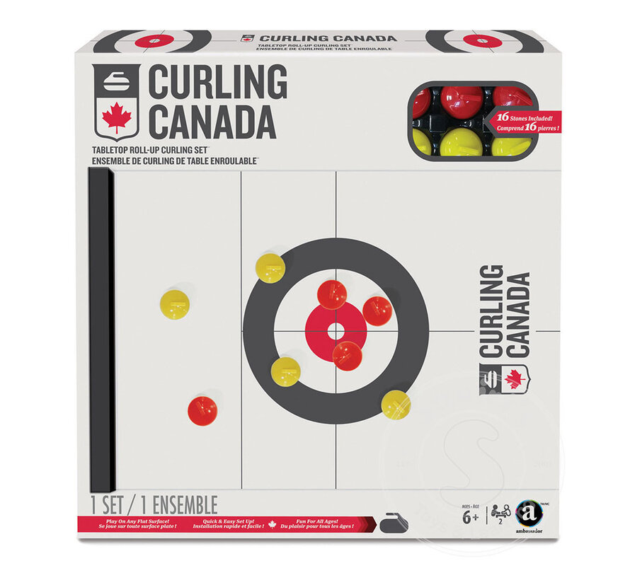 Roll-Up Tabletop Curling Set