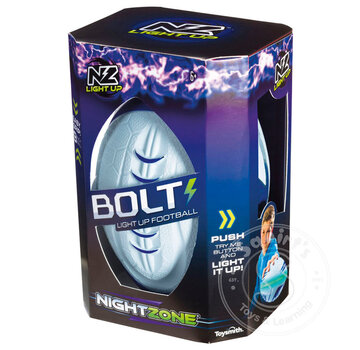 Toysmith Nightzone Bolt Football