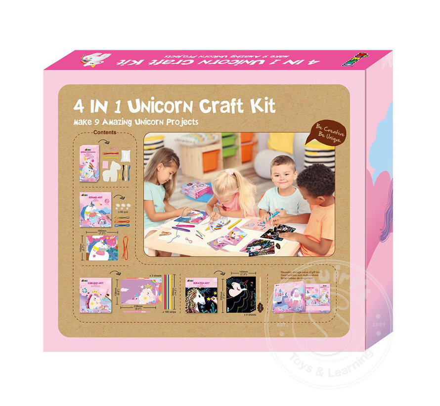 4-in-1 Unicorn Craft Kit