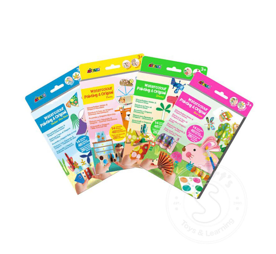 Watercolour Painting & Origami Assorted