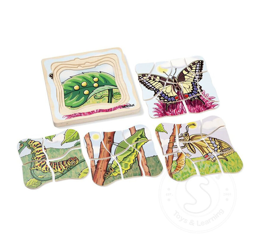 Layer Puzzle - Butterfly