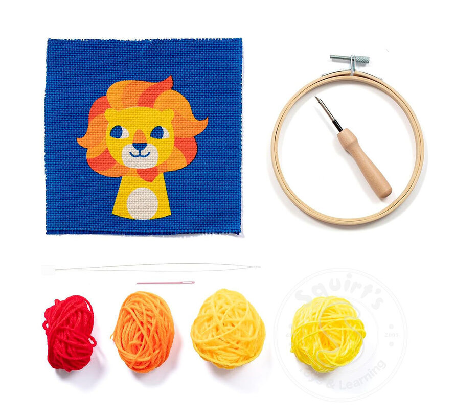 Punch Needle - Lion