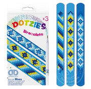 Dotzies Bracelets (3) Blues 21x2