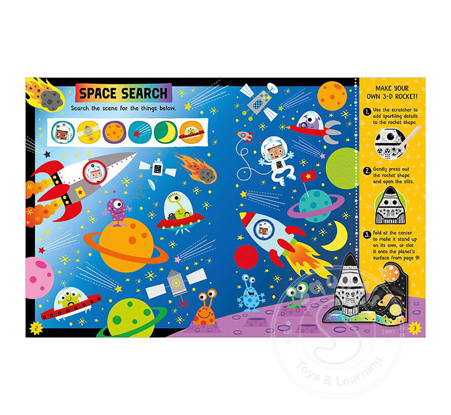 Scratch and Sparkle: Space Activity Book